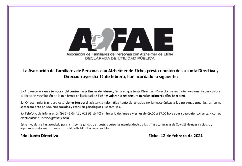 Comunicado oficial